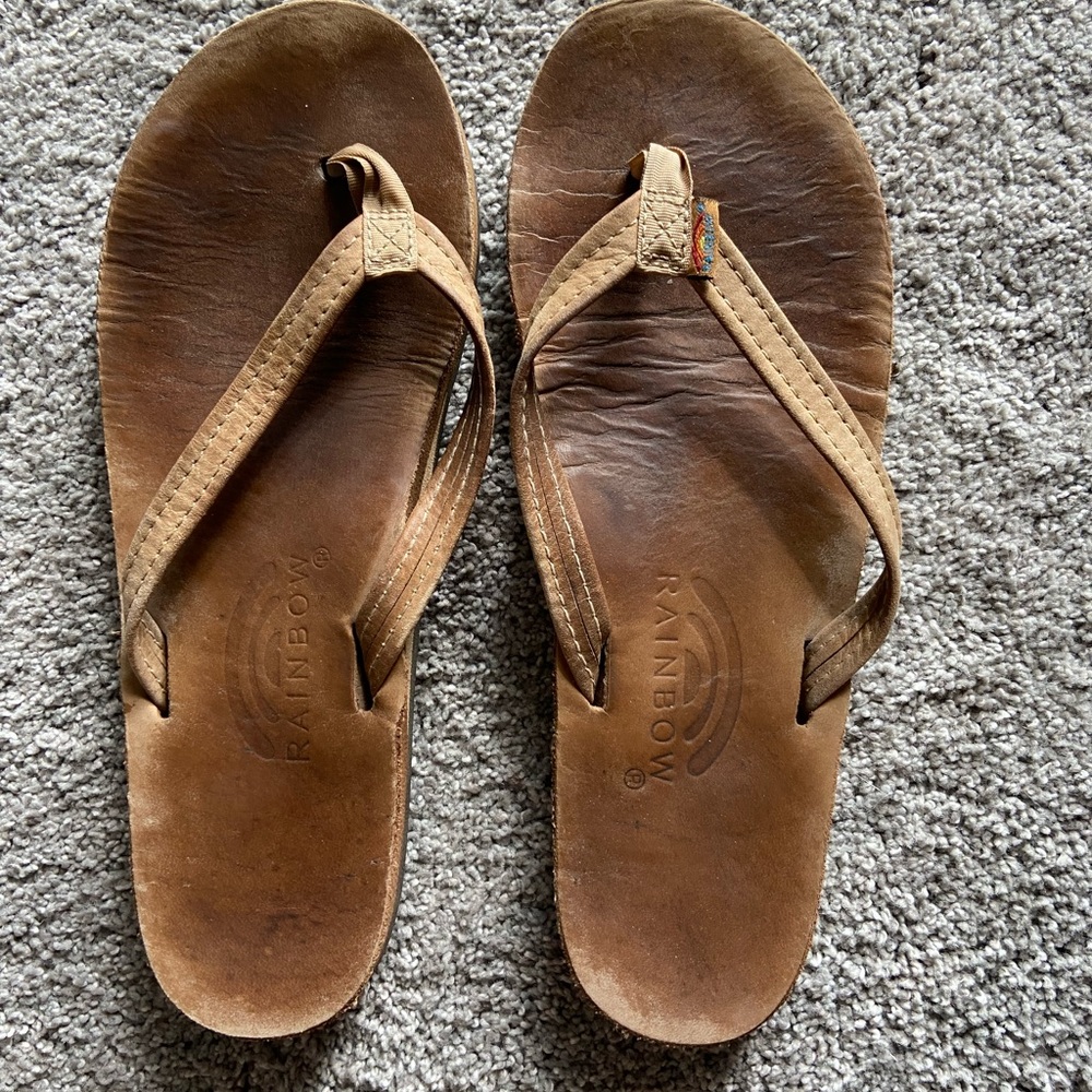 Rainbow Sandals - leather